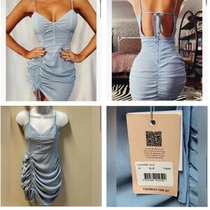 Tiger Mist Sky Blue Dress NWT